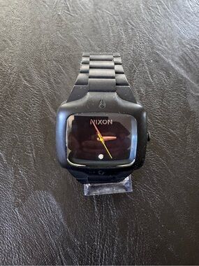 Nixon Black Rubber Player  Analog Watch